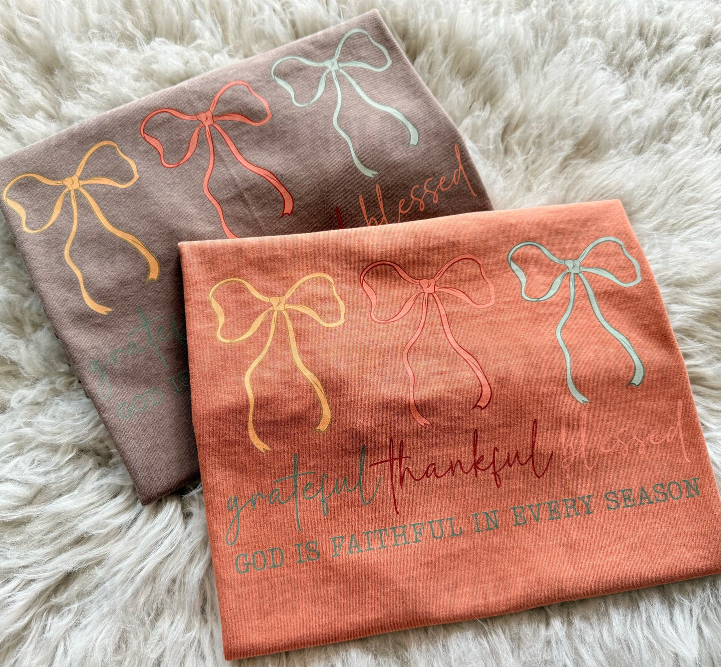 God is Faithful in Every Season Bows -WS