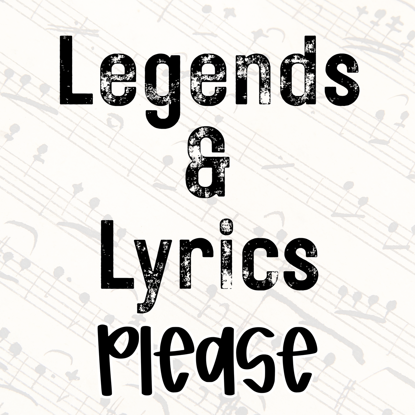 PLEASE | LEGENDS & LYRICS RERUN