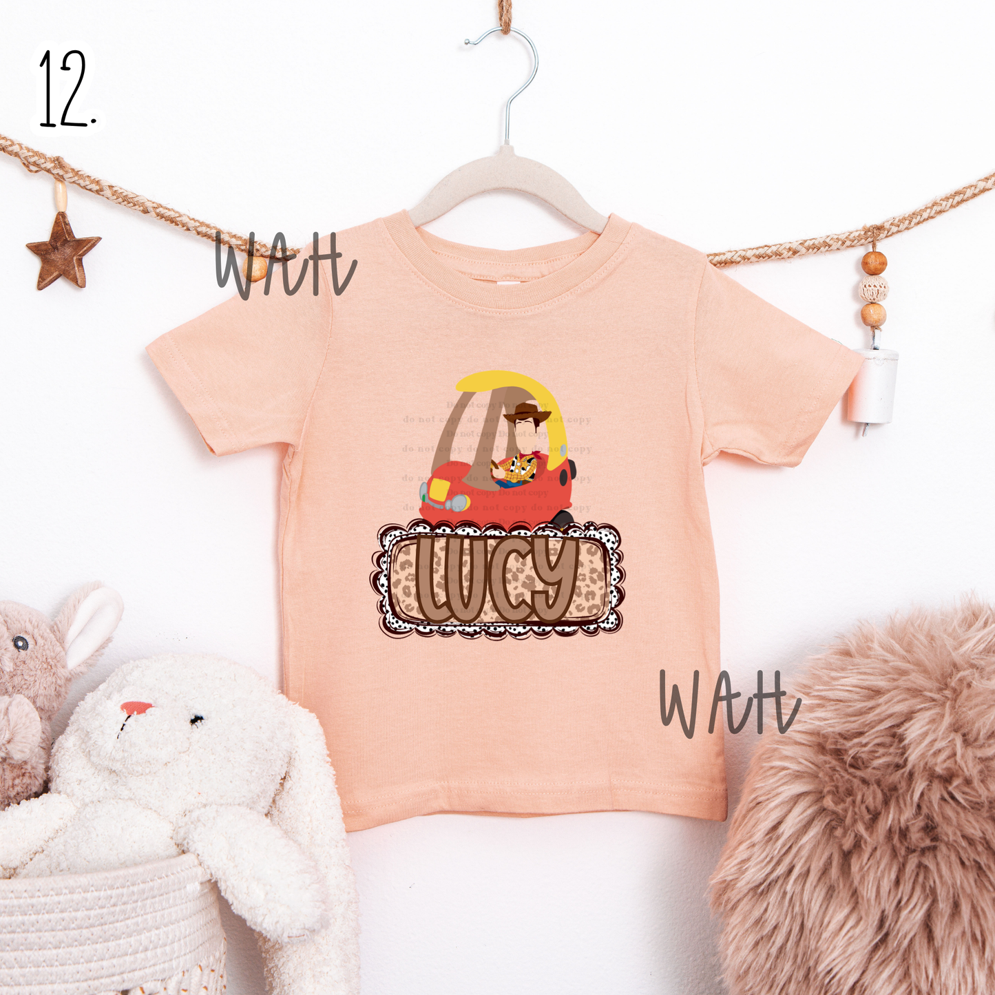 Woody Name Plate #12