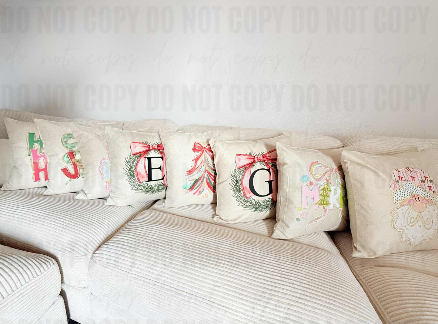 Custom Christmas Pillow Covers - WS