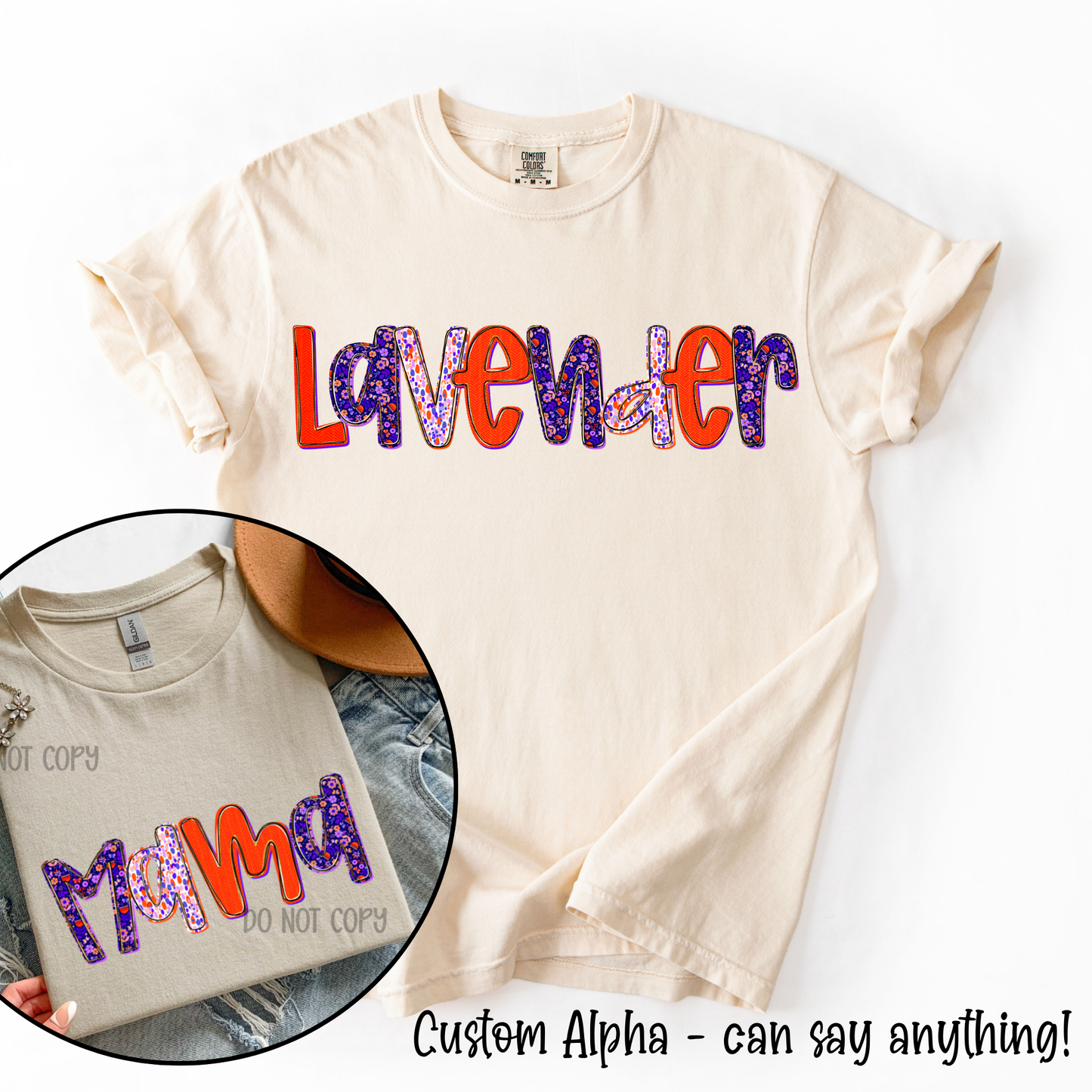 Lavender Custom Alpha Tee
