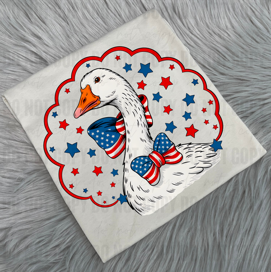 Patriotic Goose Bow Tie  - WS