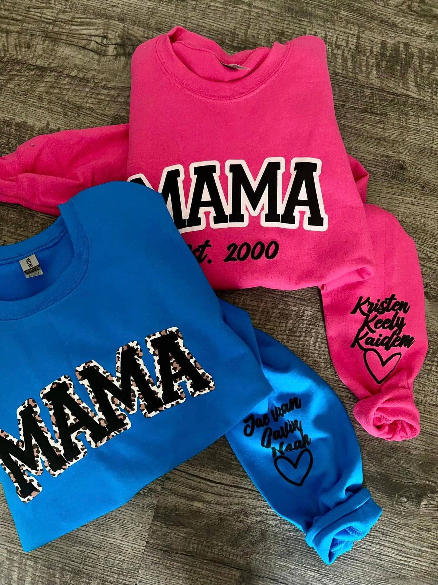 Mama Puff/Glitter Sweatshirt