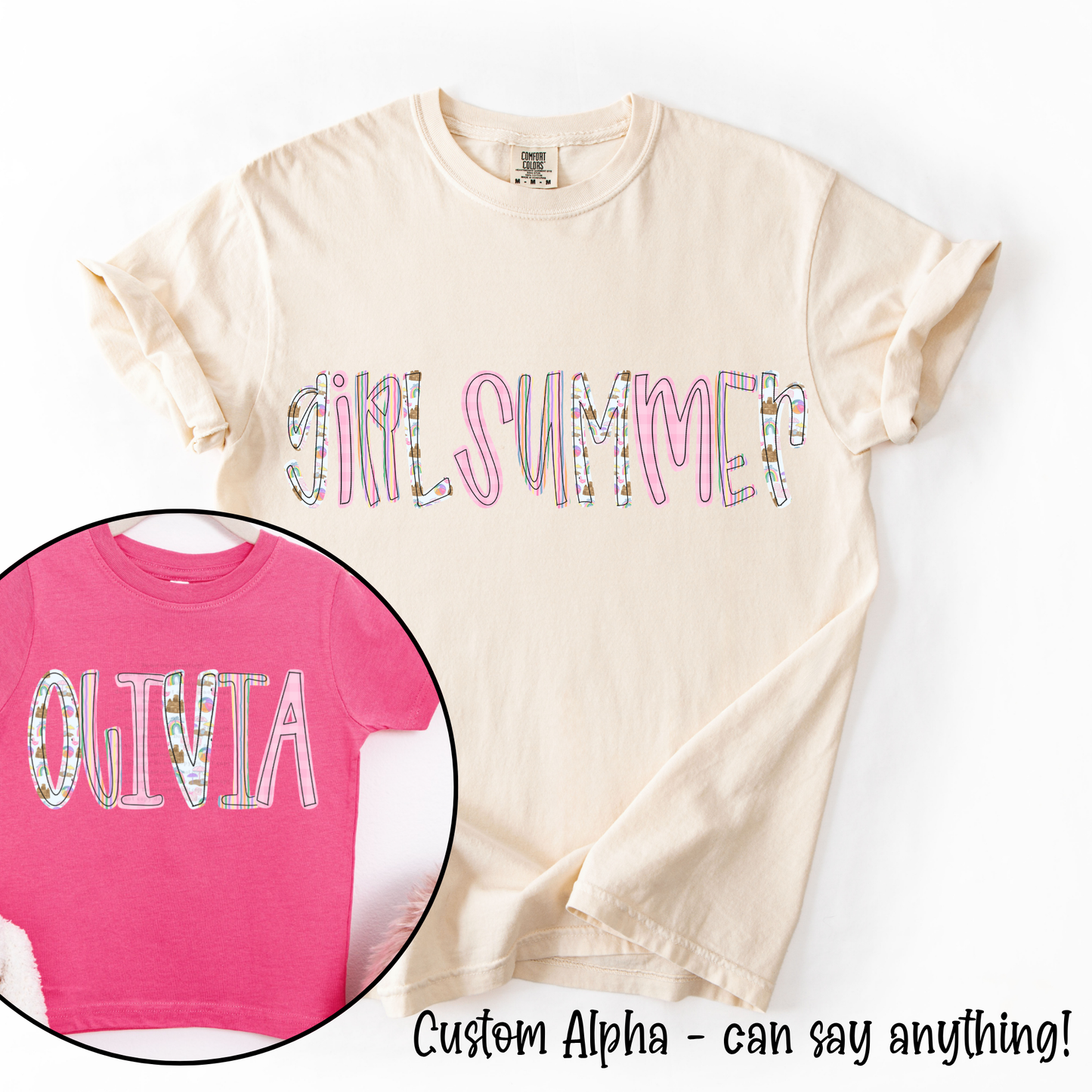 Girl Summer Custom Alpha Tee