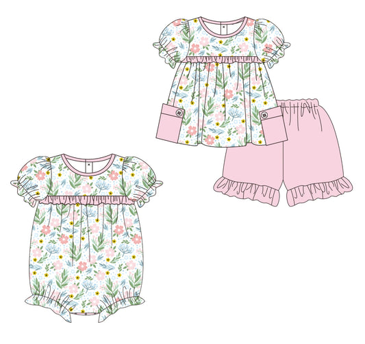 Pink Floral and Ruffles Collection - ETA early March