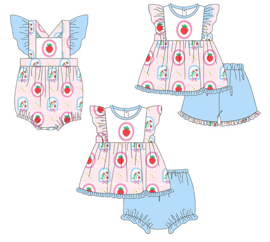 Strawberry Embroidered Collection - ETA early March