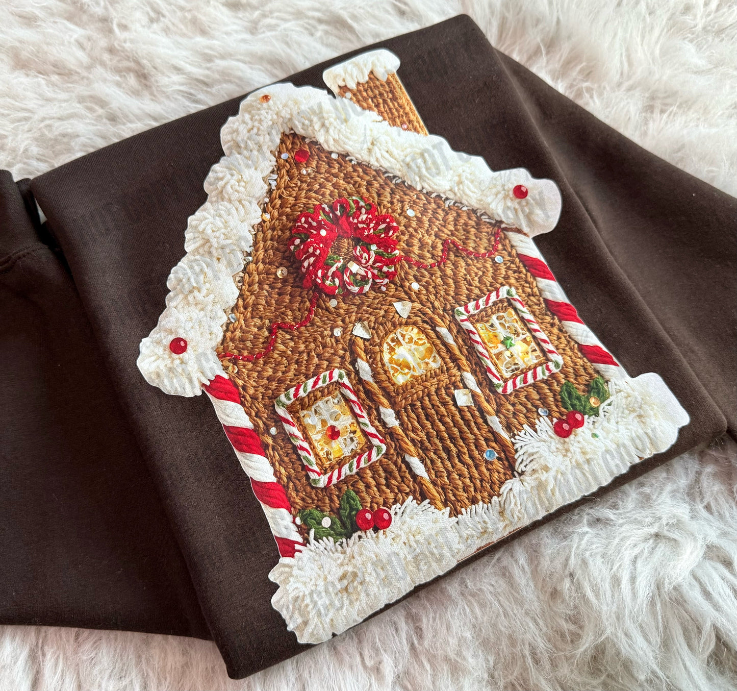 Gingerbread House (Faux Yarn) - WS