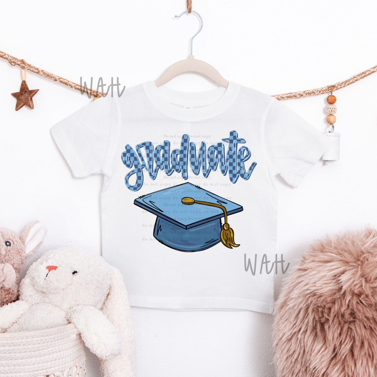 Blue Graduate Cap