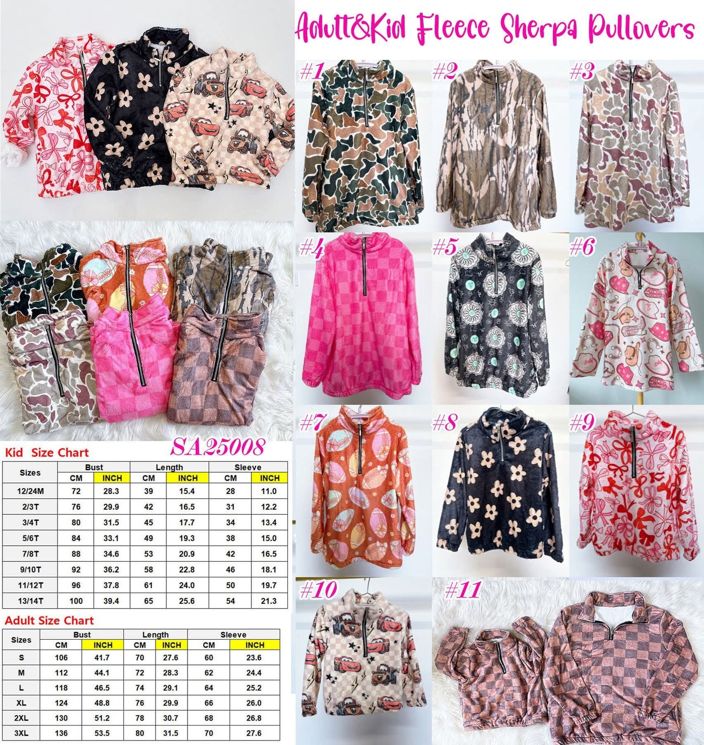 Sherpa Pullovers Kids