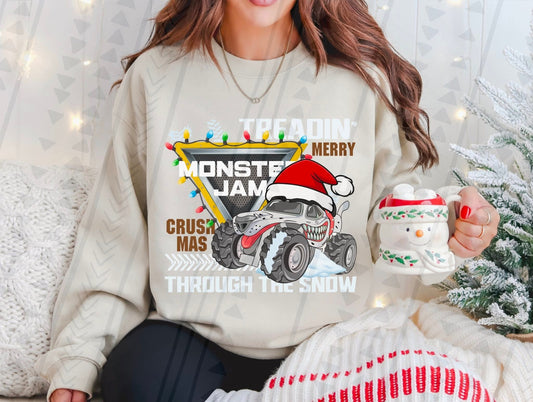 Monster Jam Christmas- Adults- MONSTER MUTT DALMATIAN
