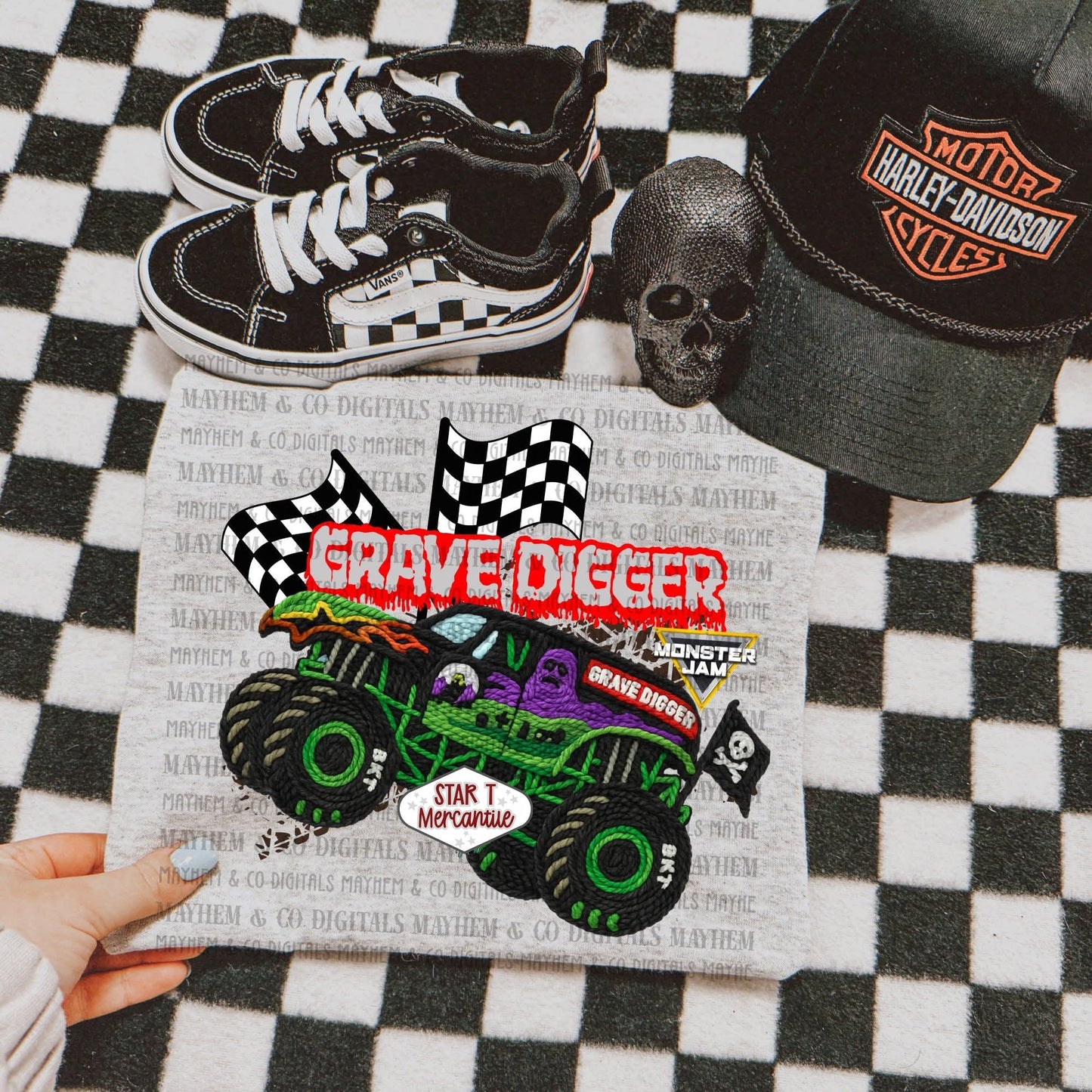 Faux Yarn Monster Jam- Adults