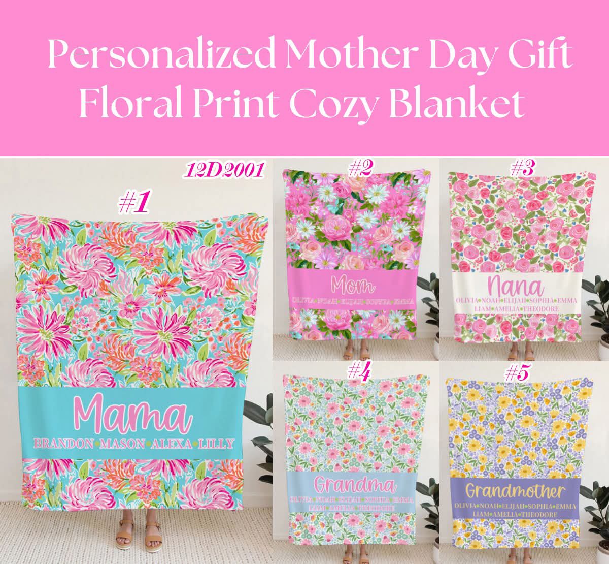 Mother's Day Custom Blanket