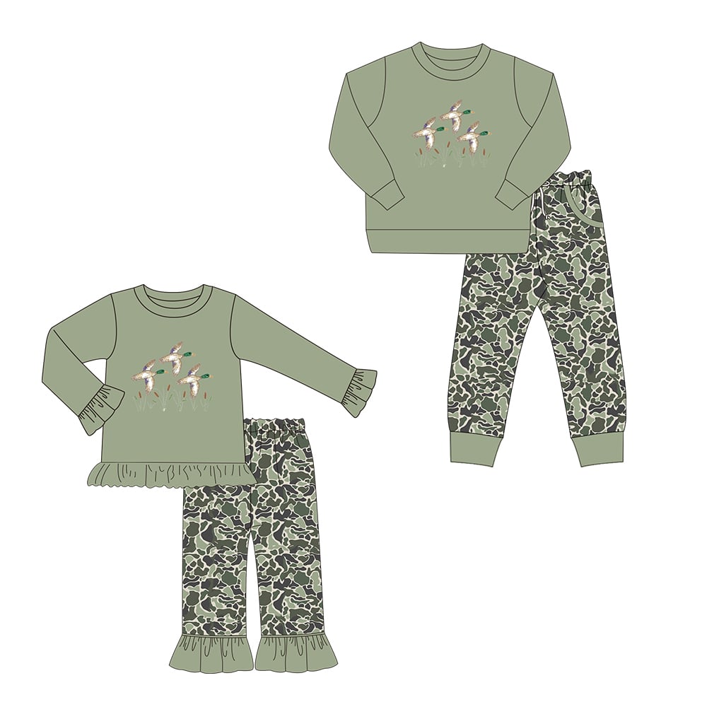 Duck Trio Embroidered Sets - ETA early March