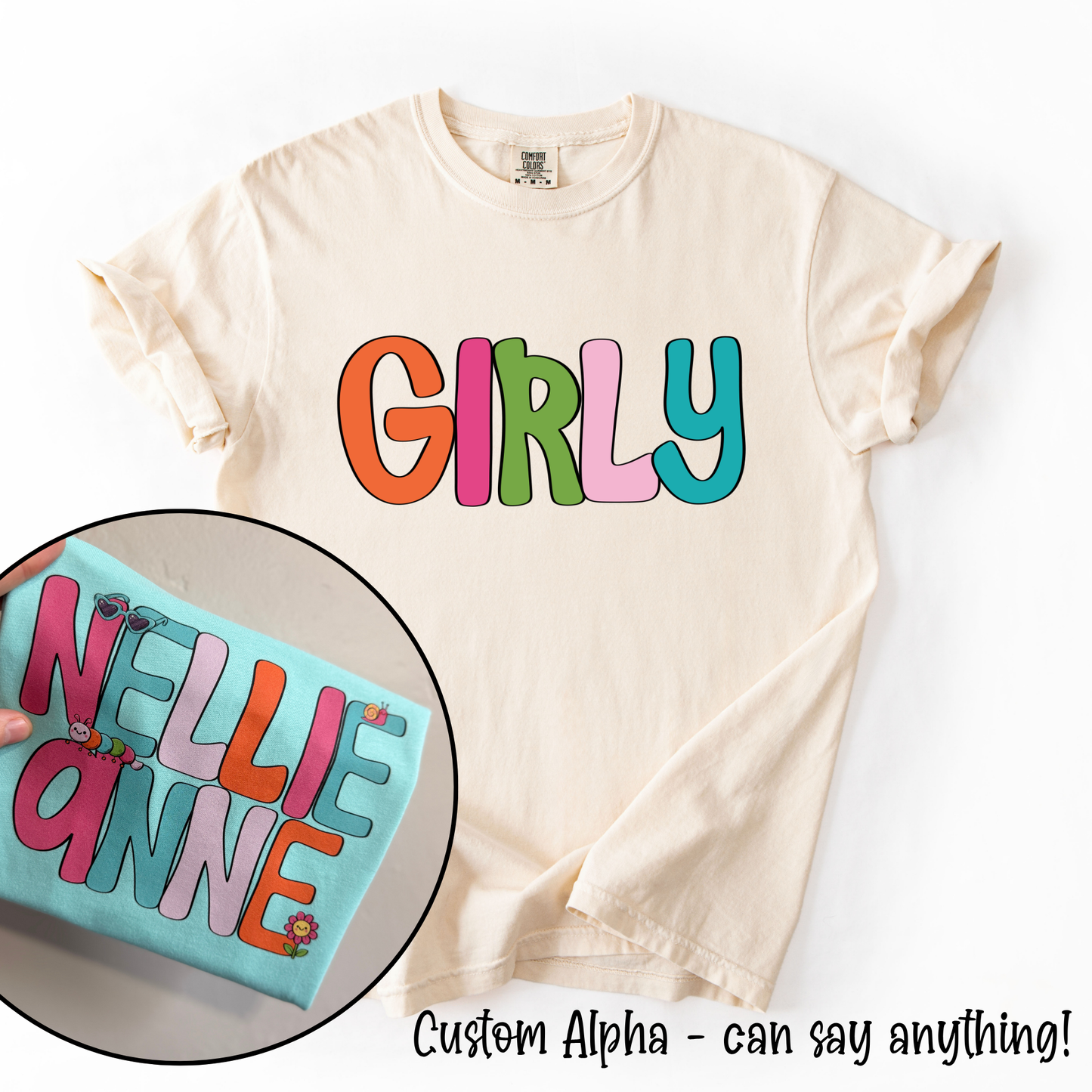 Girly Custom Alpha Tee