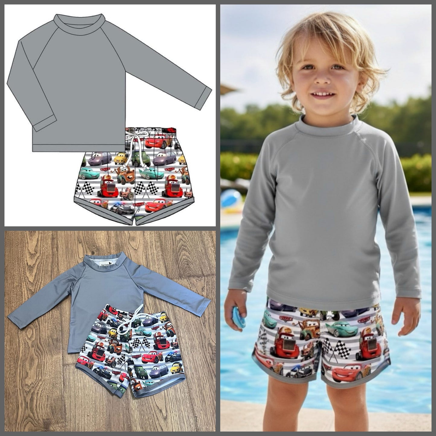 McQueen Rash Guard Set - ETA early March