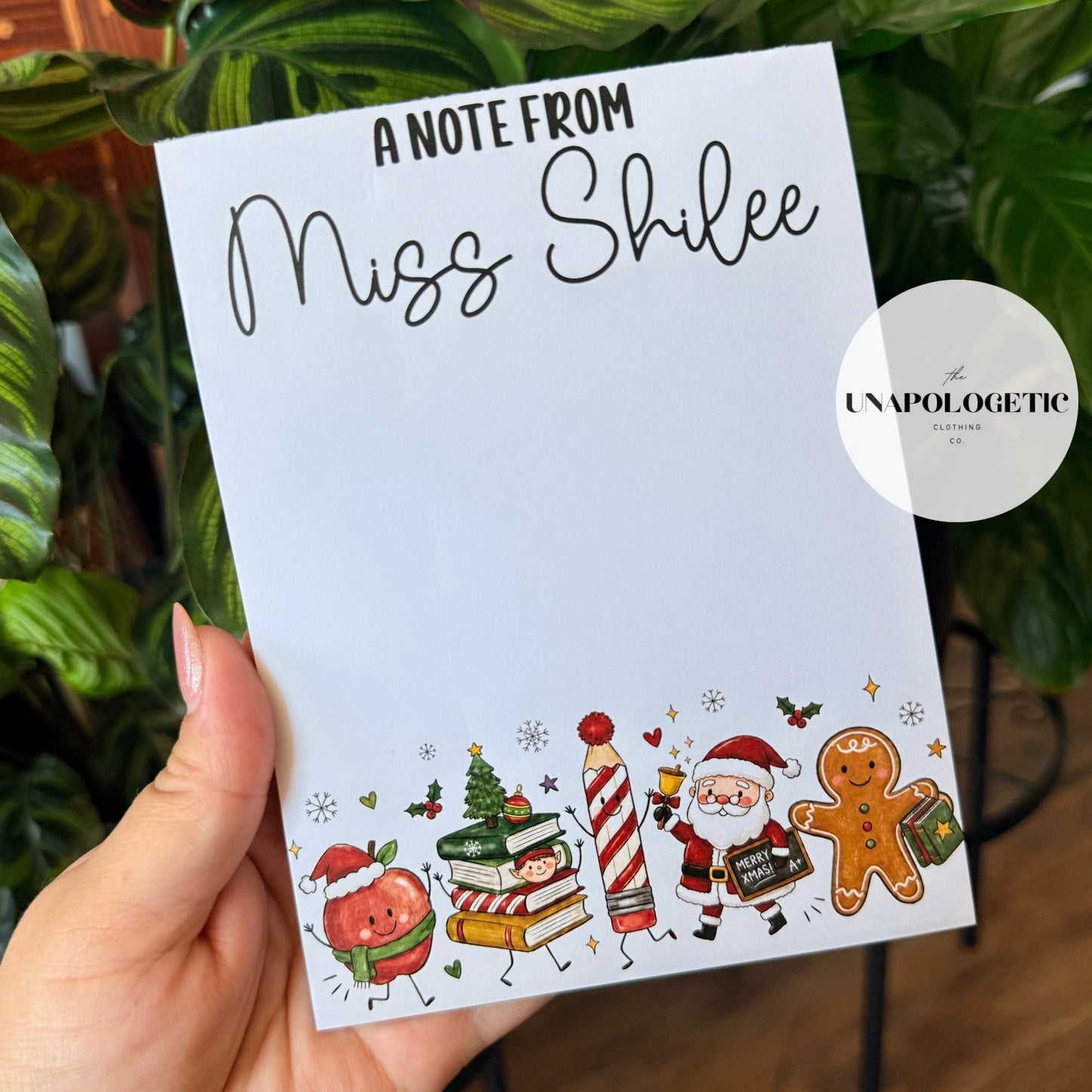 Custom FESTIVE Notepads - WS