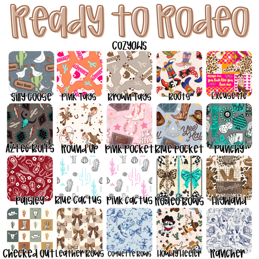 READY TO RODEO | 50X50 BLANKET