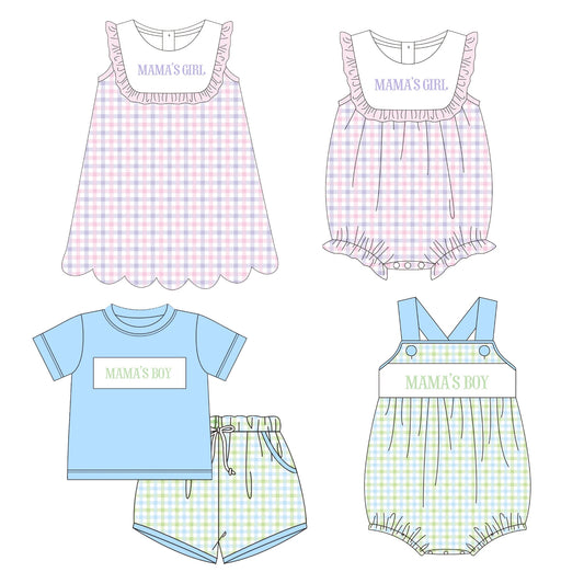 Mama’s Girl/Boy Embroidered Collection - ETA early March