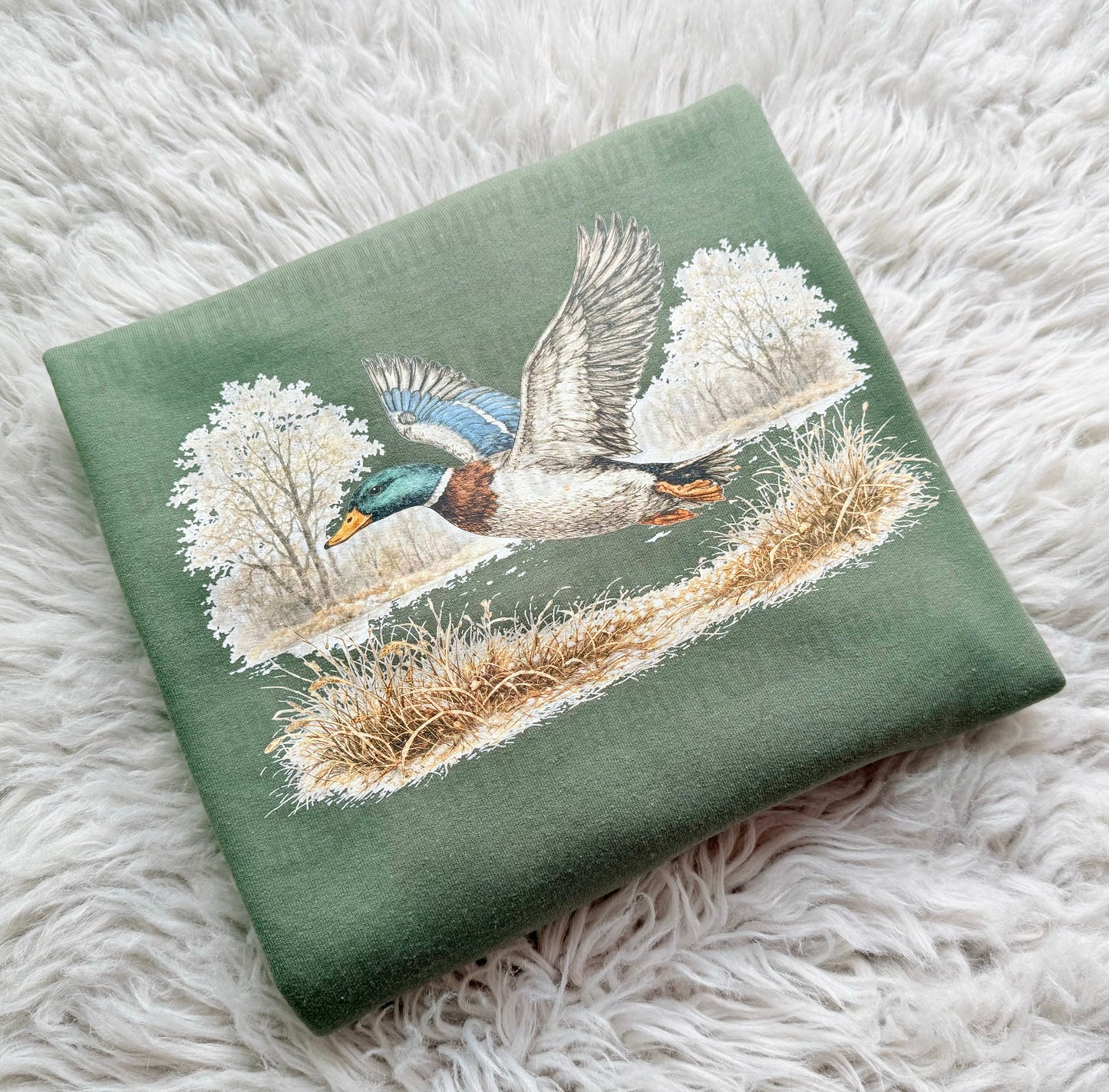 Flying Mallard Duck - WS