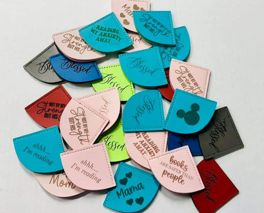 Leather Corner Bookmark