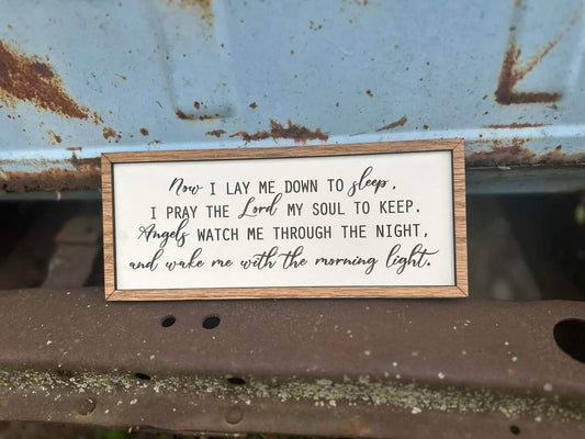 Bedtime Prayer Wall Plaque