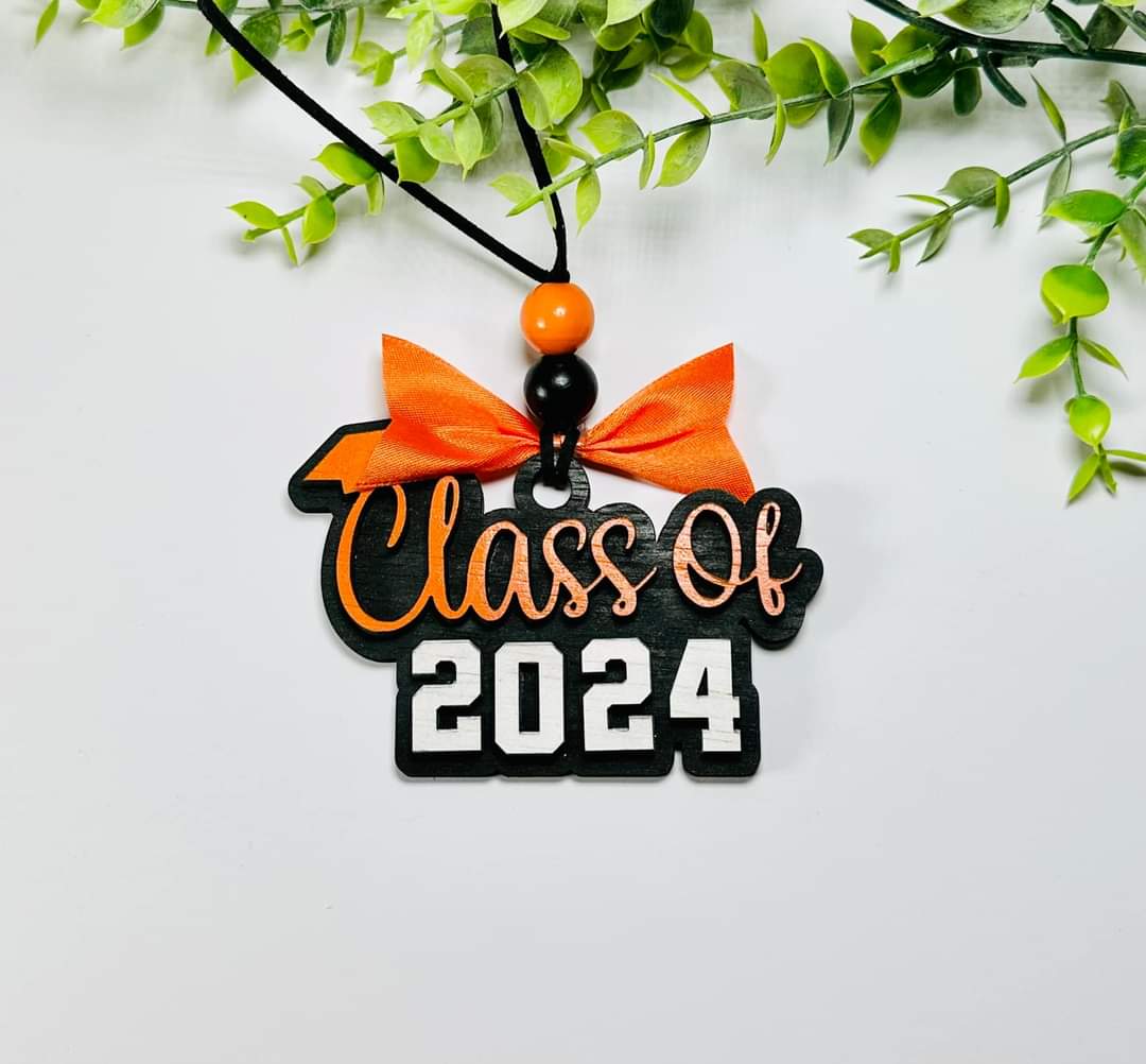 Senior 2024 Car Charm