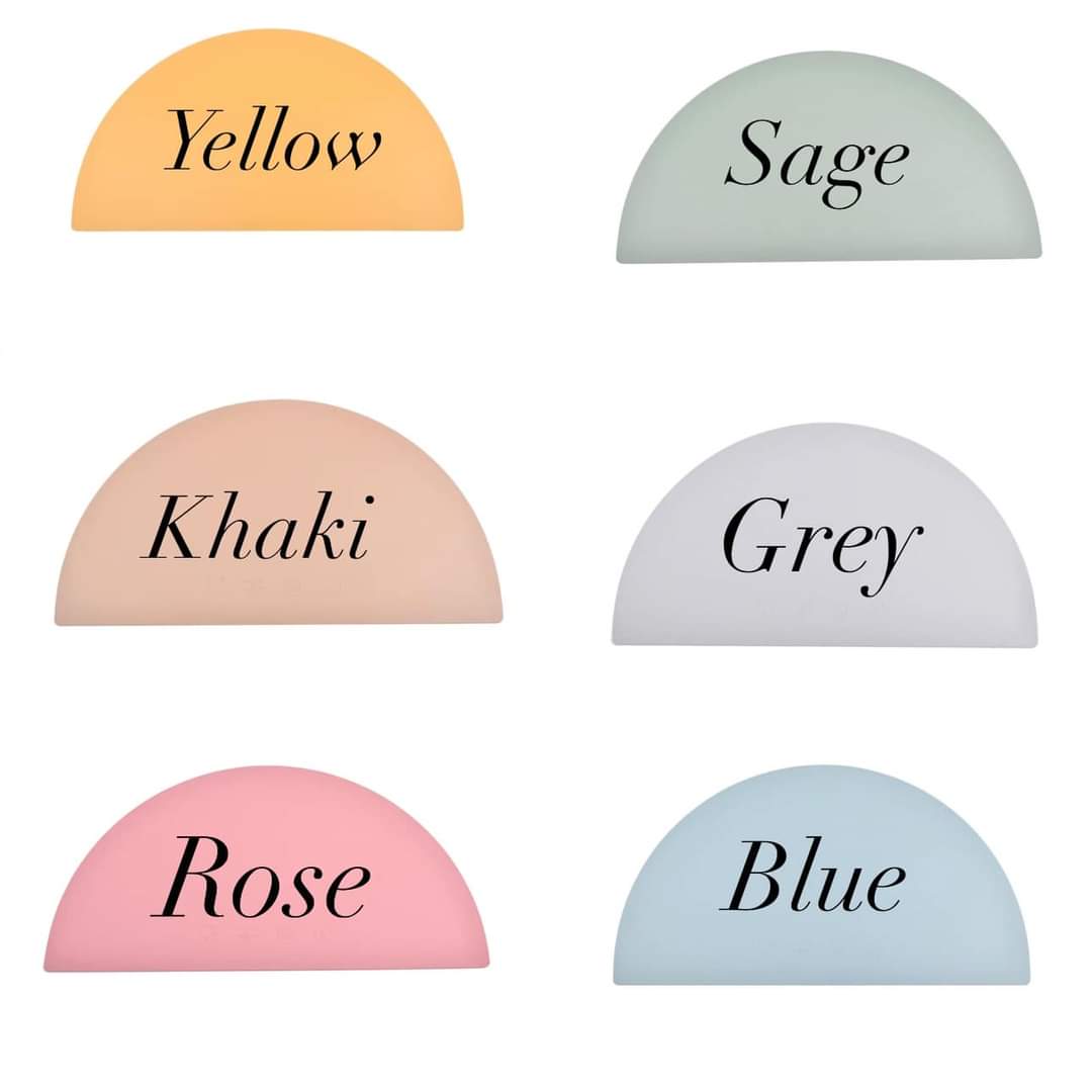 Engraved Silicone Placemats