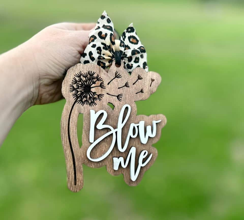 Blow Me Car Charm