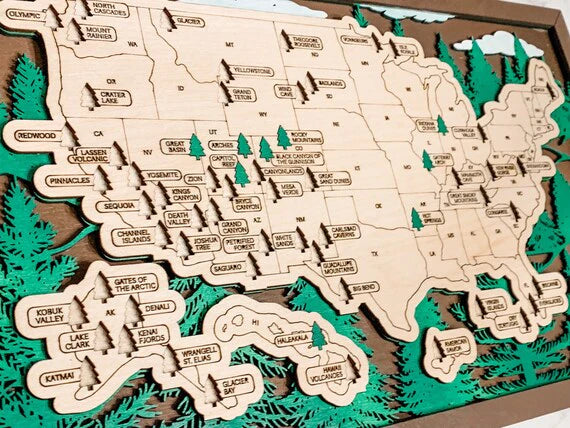 National Park Travel Sign