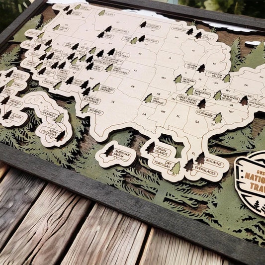 National Park Travel Sign