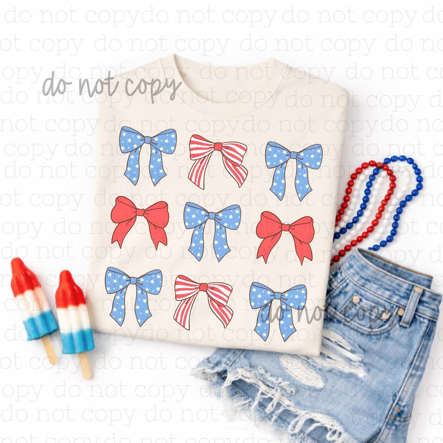 RWB bows - Adult