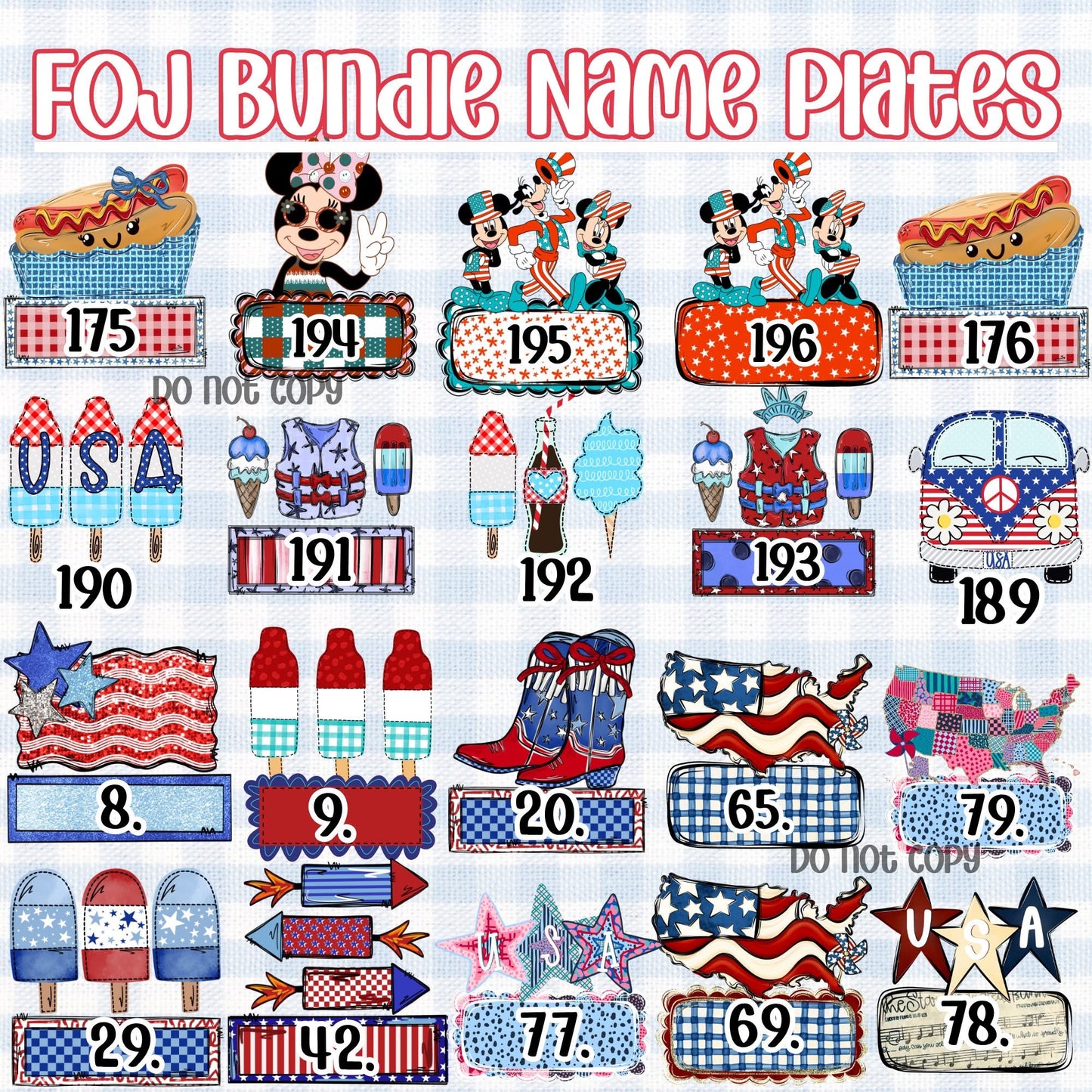 Red white and cute FOJ bundle - youth