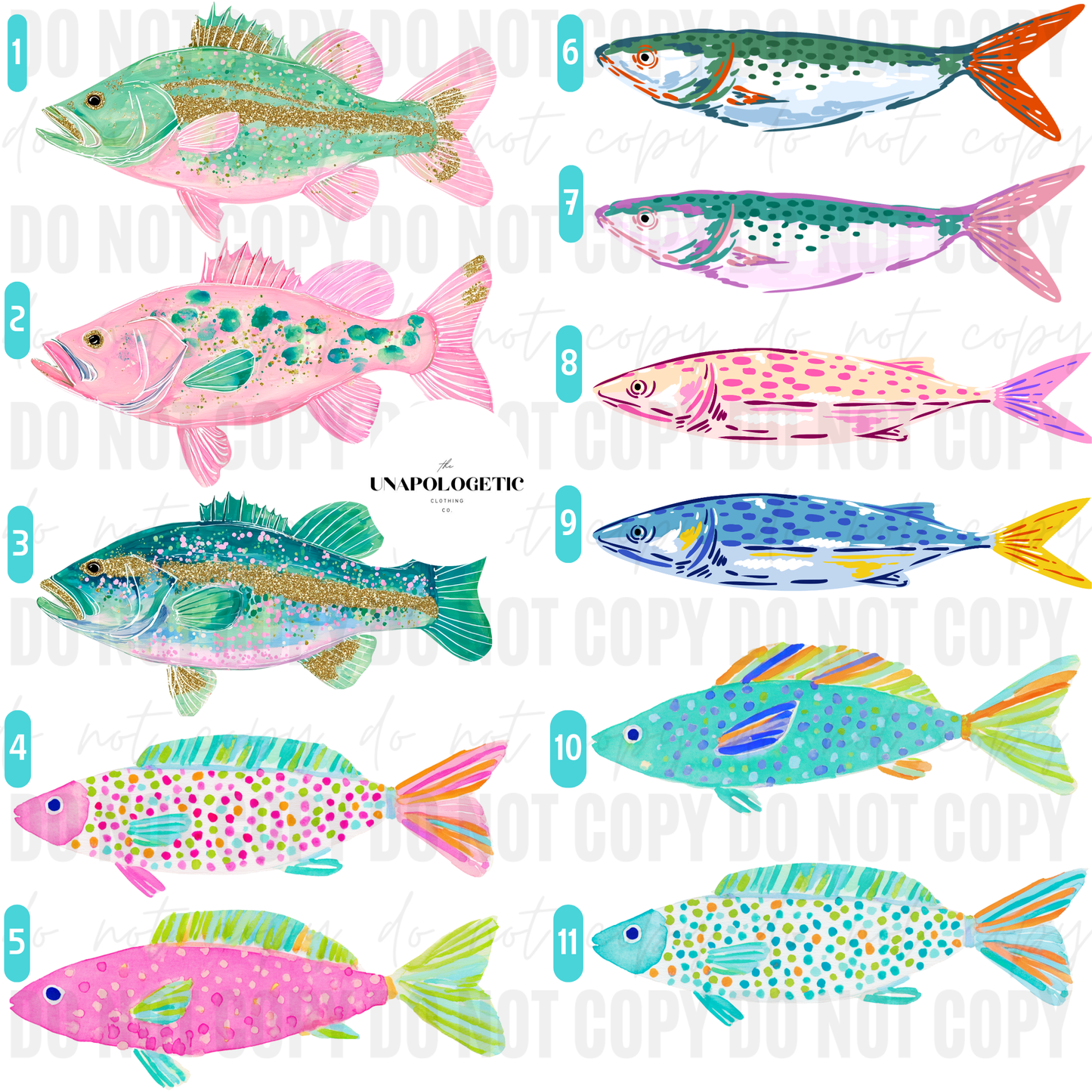 Fish Monogram - WS
