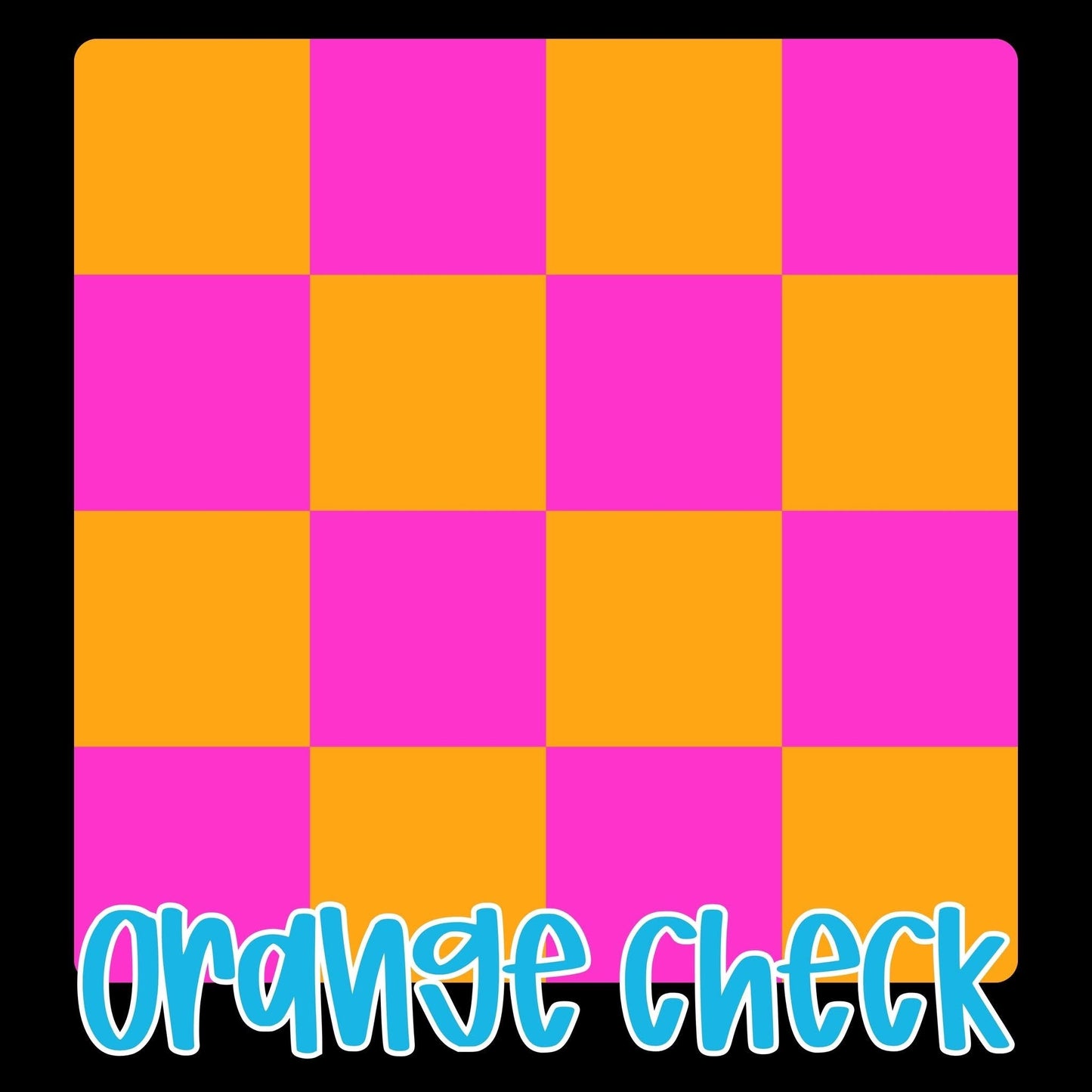 ORANGE CHECK | SUNSHINE STATE OF MIND