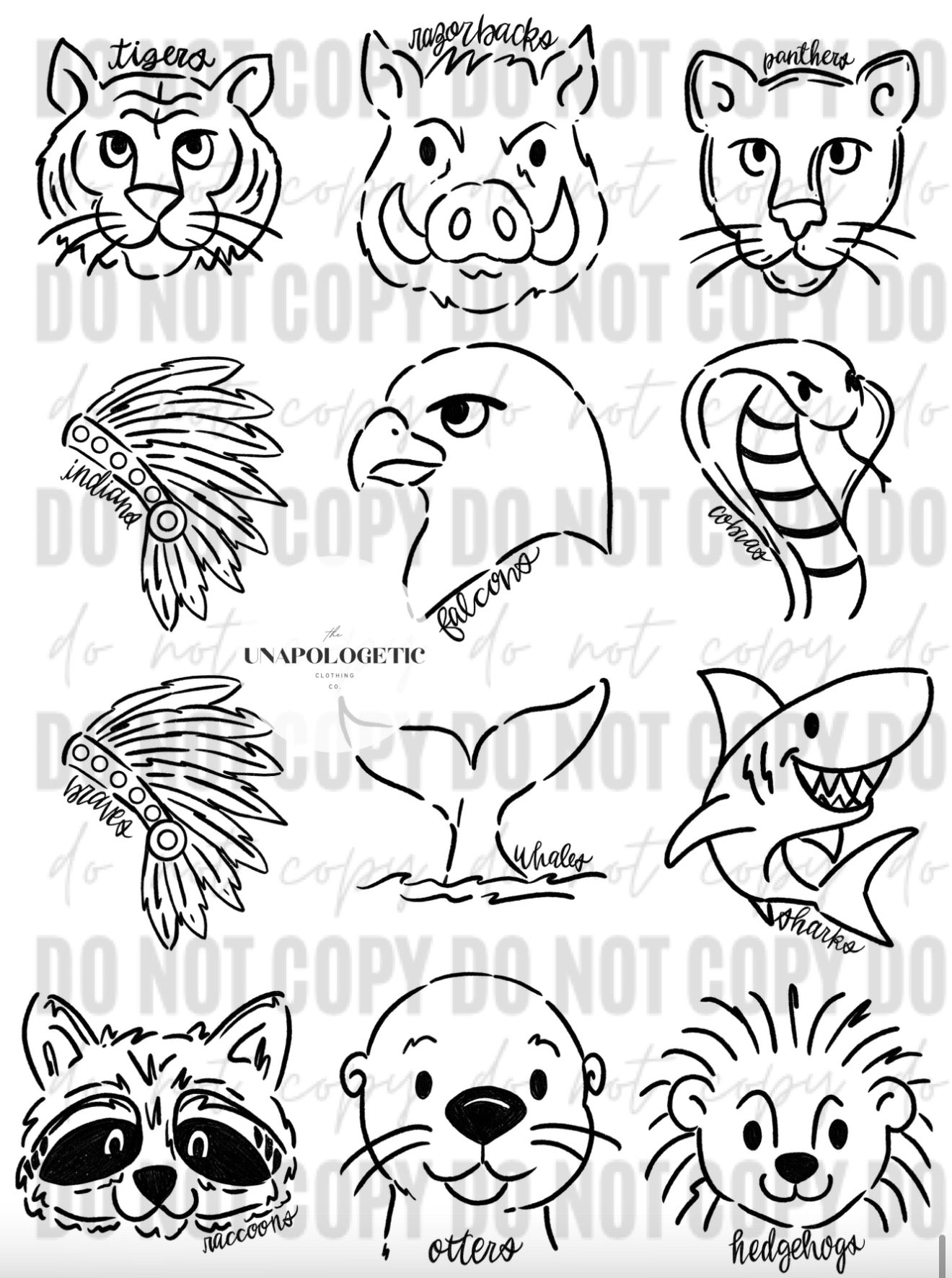 Mascot Tee MULTIPLE OPTIONS - WS