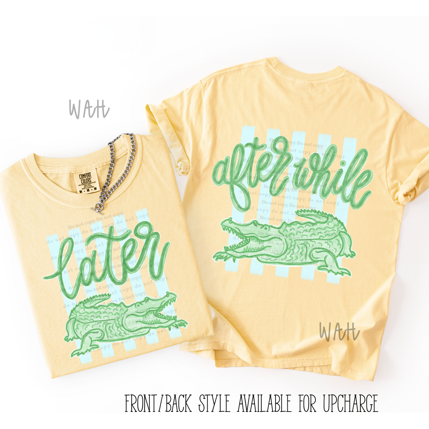 Later/After While Front & Back
