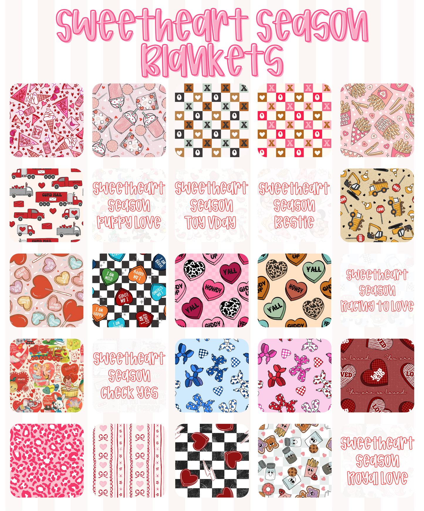SWEETHEART SEASON BLANKETS