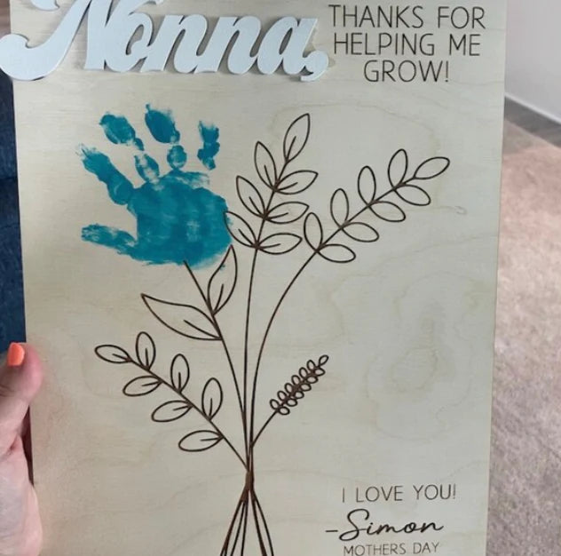 Mothers Day Handprint Flowers