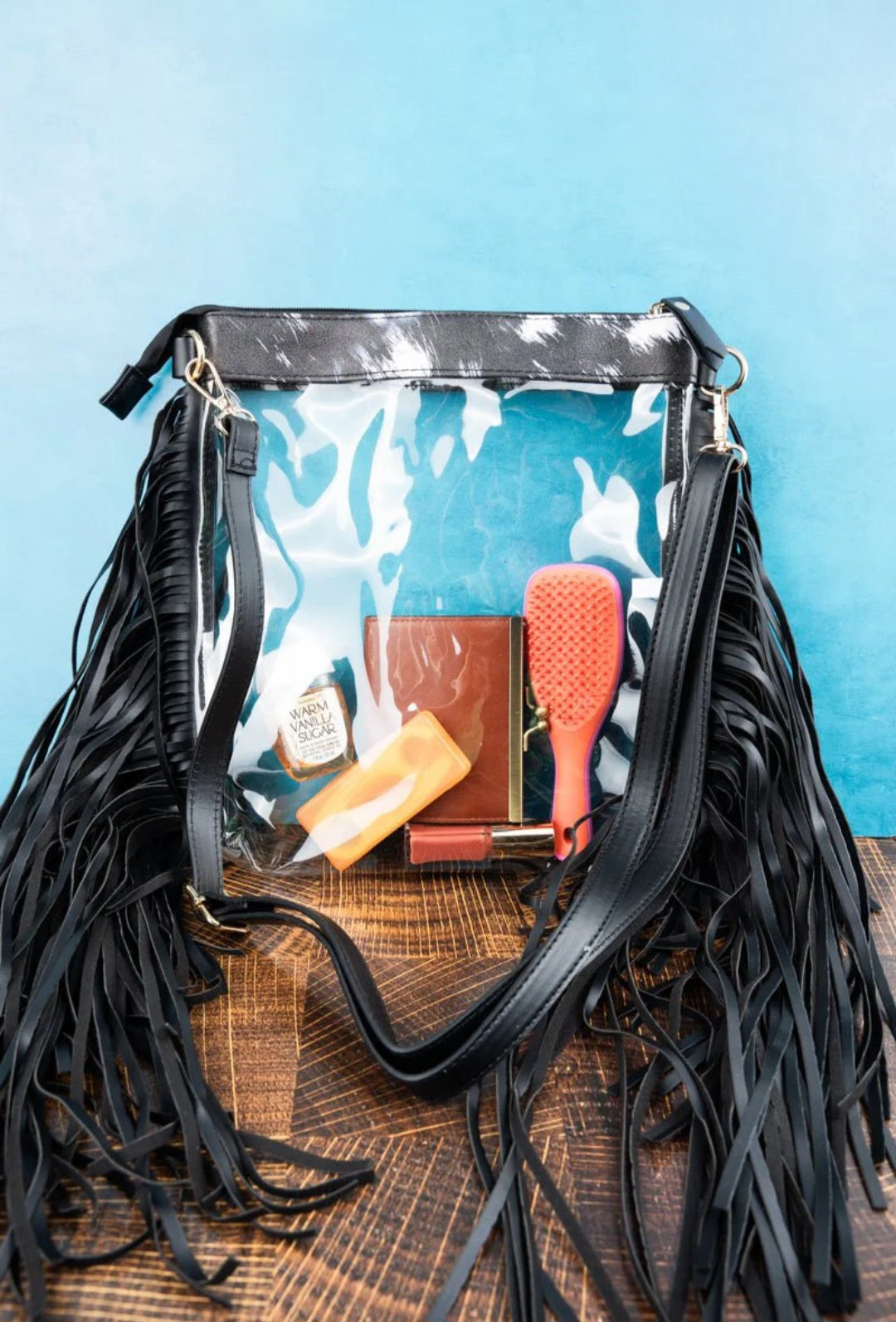 Cow-lifornia Dreaming Fringe Crossbody
