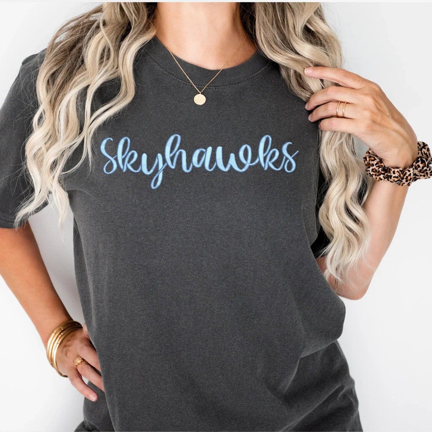 Skyhawks 3D Puff Embroidered Shirt