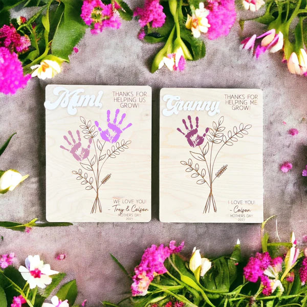 Mothers Day Handprint Flowers