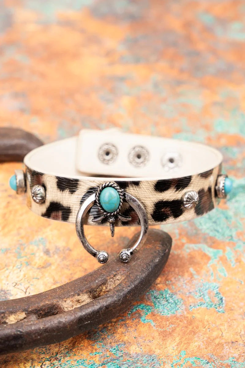 Wildwood Naja Leopard Cuff Bracelet