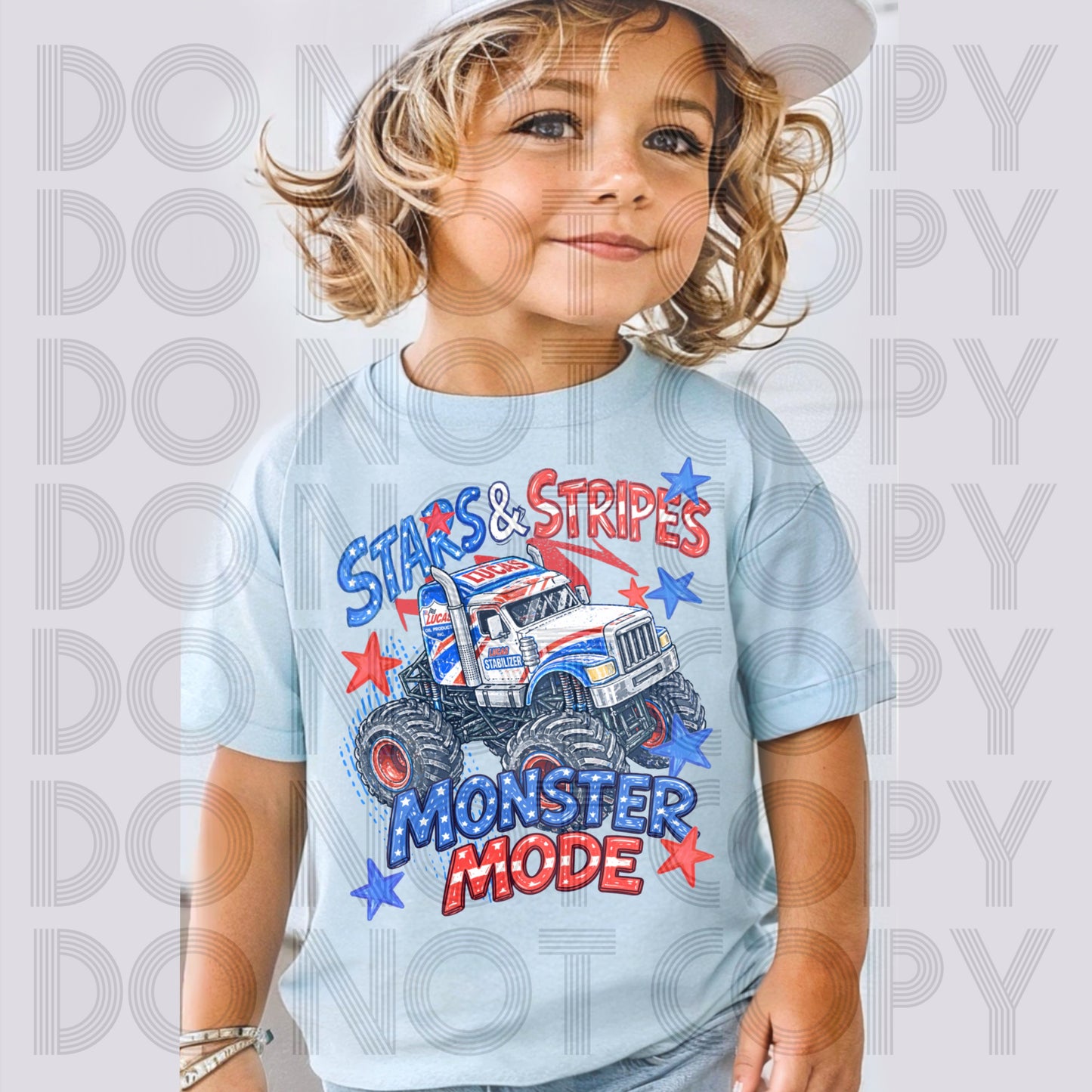 Stars and Stripes Monster Mode - toddler and youth