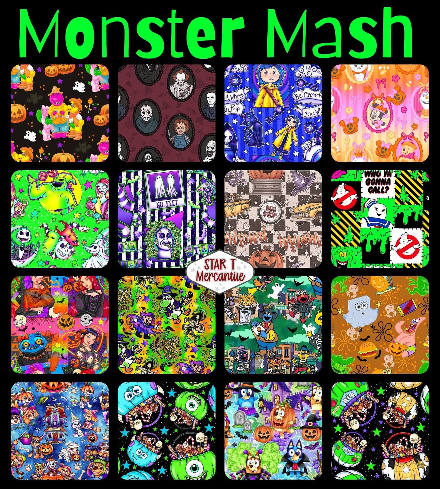 Monster Mash Bamboo Pre Order