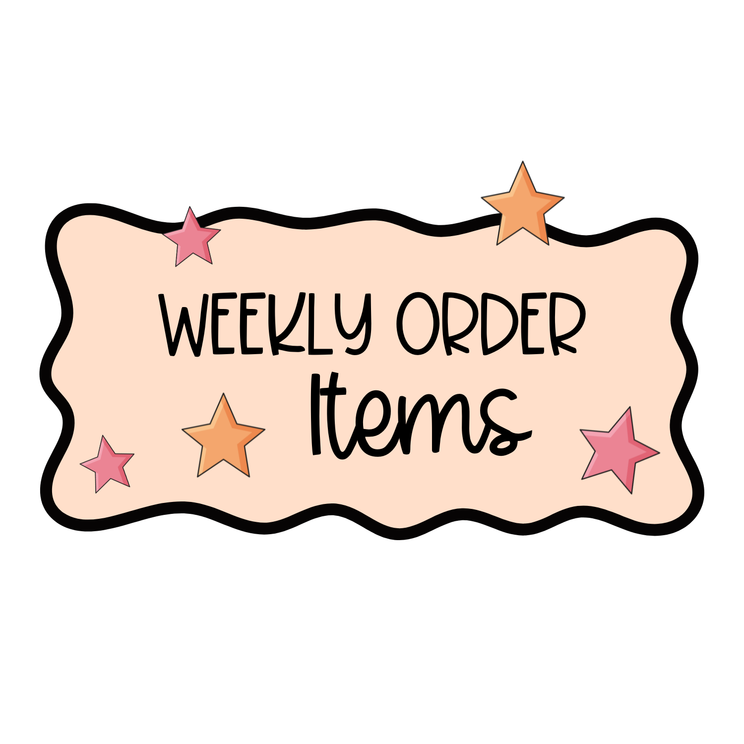 Weekly Order Items