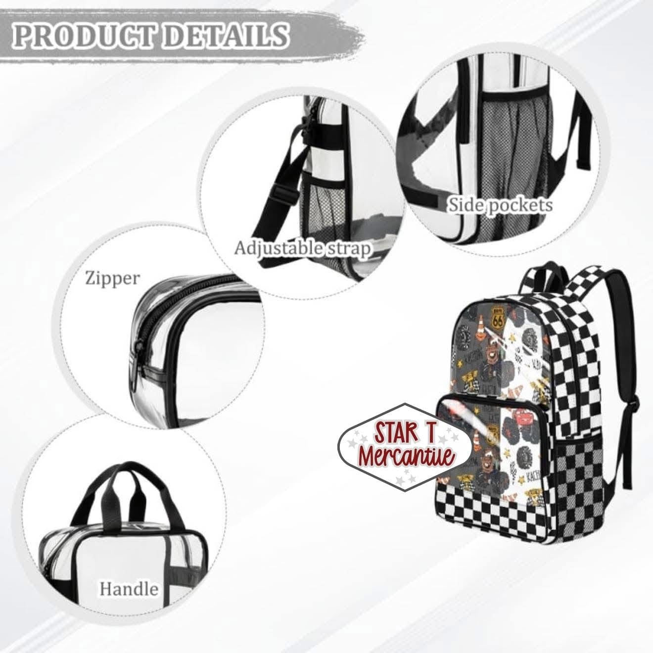 Custom PVC Clear Backpacks
