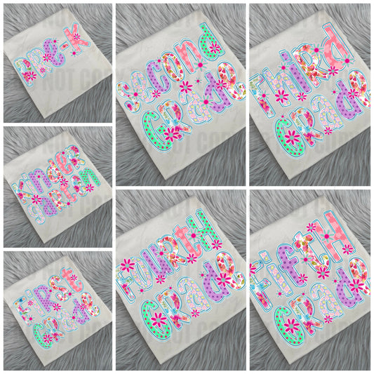Floral Grade Tees - WS