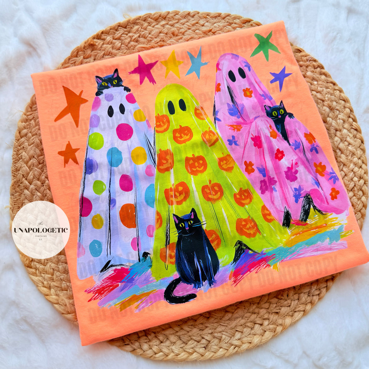 Preppy Ghosts with Cats - WS