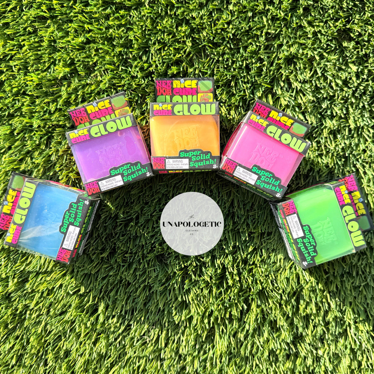 ND SOLID GLOW IN THE DARK CUBE (PURPLE ONLY) - WS