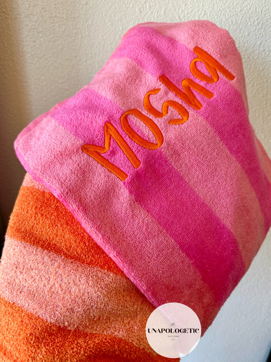 Custom Embroidered Beach Towels